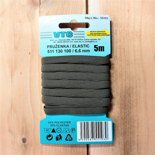 Pruženka 6,6 mm khaki — foto 1