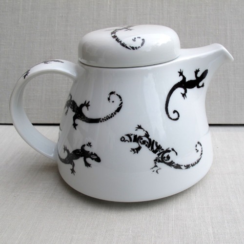 Porcelánová konvice ještěrky °