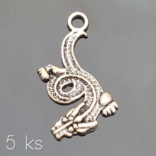 Drak - ještěr 30x18 mm, 5 ks — foto 1
