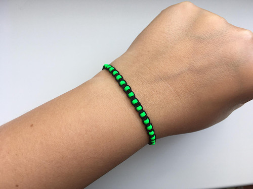 Neonový náramek Black-Green (typ City)