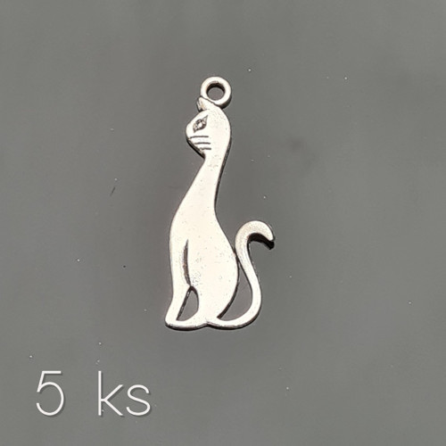 Vysoká kočka 34x14 mm, 5 ks