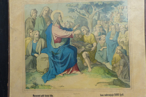 Nasycení pěti tisíců lidu... Heinemann, 19. stol.