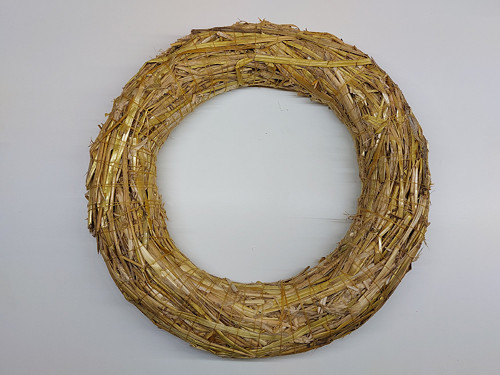 Slámový kruh - věnec 20 cm