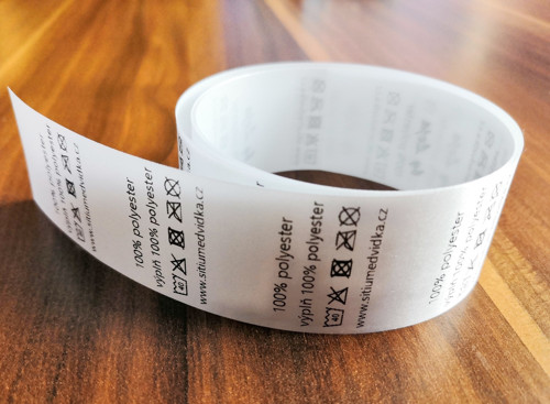 Saténové údržbové etikety 30x30 mm 10 kusů