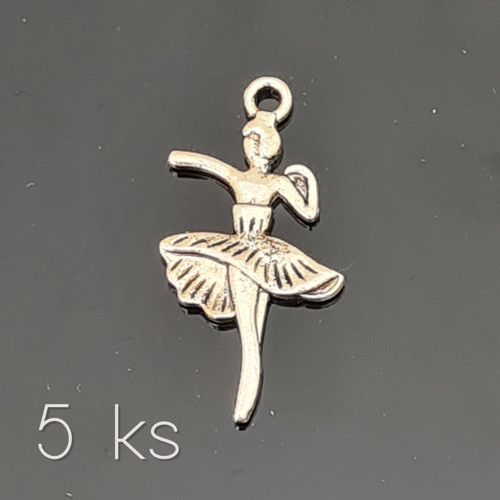 Tanečnice na špičkách 26x17 mm, 5 ks