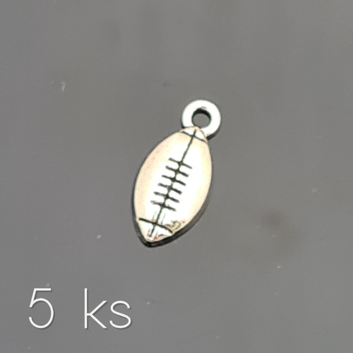 Míč na rugby 15x7 mm, 5 ks