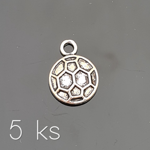 Fotbalový míč 10x11 mm, 5 ks