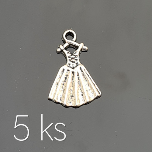 Šaty se šněrováním 19x13 mm, 5 ks