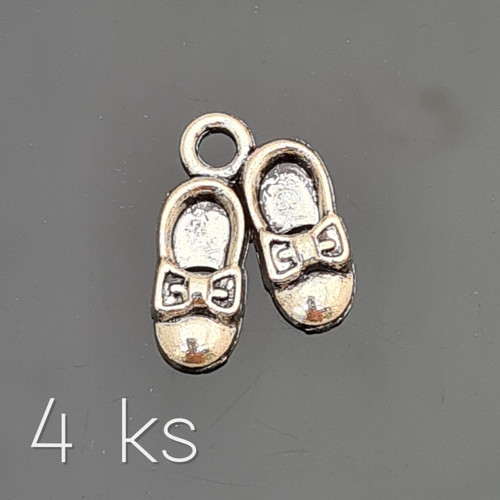 Dětské botičky 18x18 mm, 4 ks