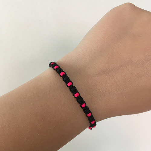 Neonový náramek City Go (Black-Pink)