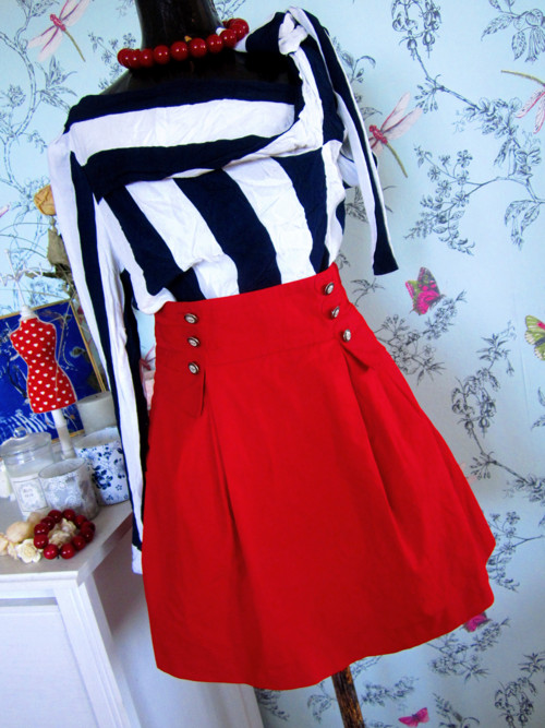 Minisukně retro red — foto 1
