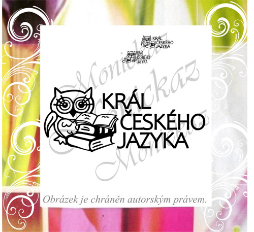 Král českého jazyka sova 446. Razítko. — foto 1