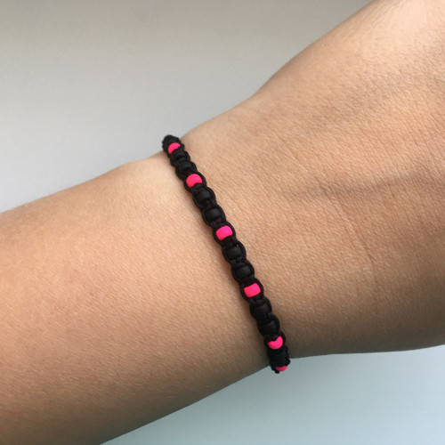 Neonový náramek Black-Pink (typ City Biker)