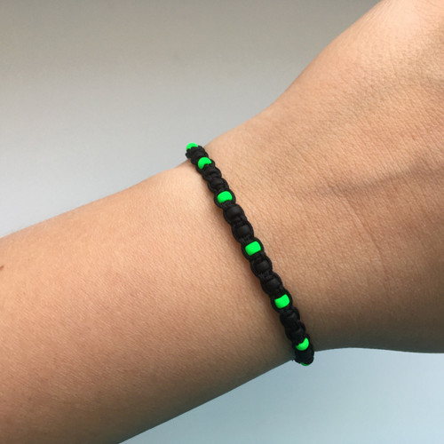 Neonový náramek Black-Green (typ City Biker)