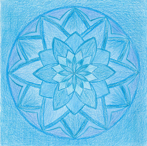 Mandala na 5.čakru