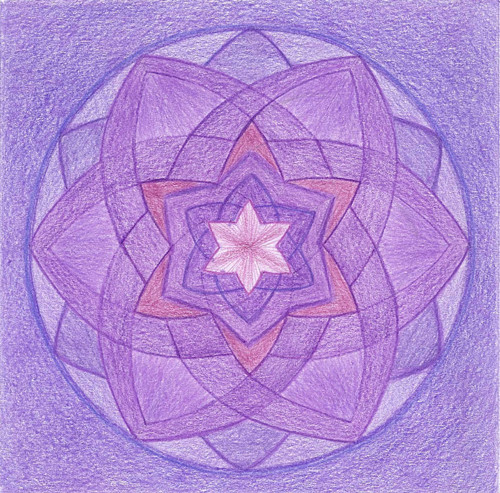 Mandala na 7.čakru