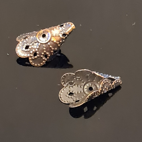 Kaplík kornout měděný 17x7 mm, 30 ks