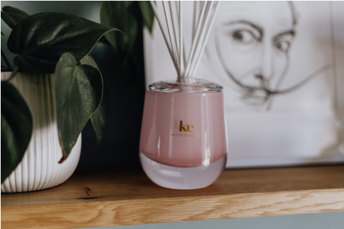 Damascene Rose - bytový difuzér z českého skla