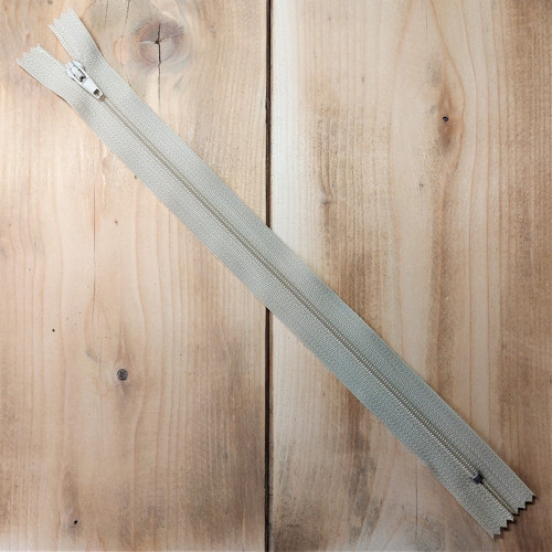 Zip 3 mm nedělitelný 25 cm přírodní