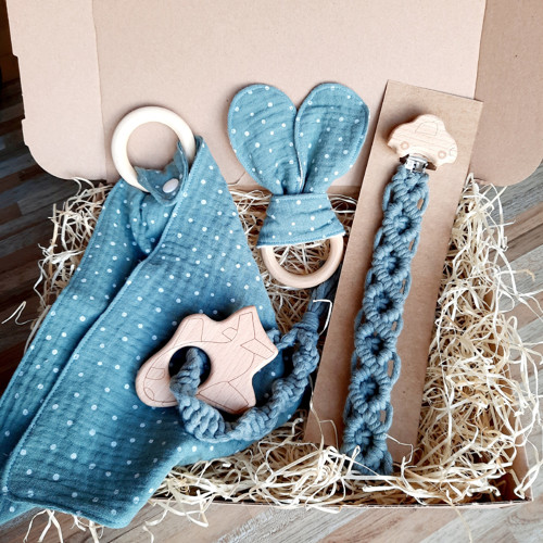 Newborn box - dárkový set pro miminko DARK MINT — foto 1