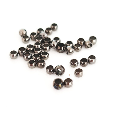 Zamačkávací rokajl kulatý černý Ø 2,5 mm 500 ks