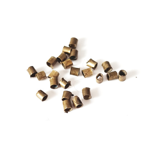 Zamačkávací rokajl trubičkový bronz 1,5 mm 500 ks