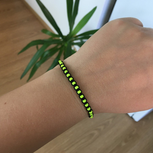 Neonový náramek Black-Yellow (typ City)