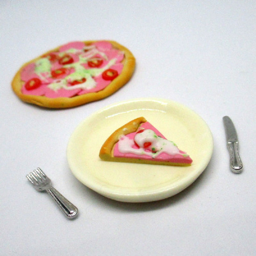 Miniatury pro panenky - pizza 1/8