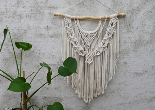 Macramé Krémové Xl