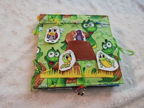 Quiet book s krtečkem,zvířátkama