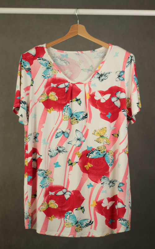Triko s motýly vel. 50 (XXXL)