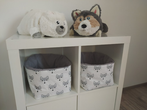 Textilní košík na přání