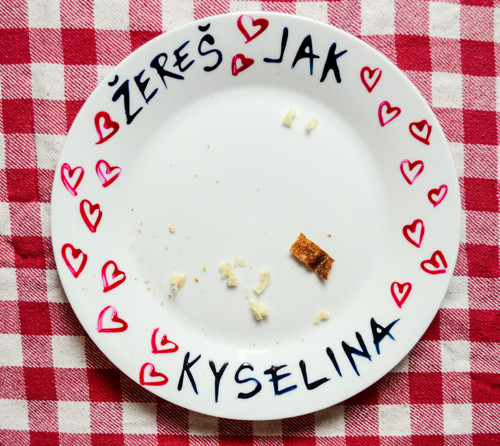 Dekorační talíř - kyselina — foto 1
