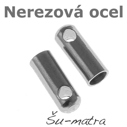 Ocelová koncovka, 3x7,5 mm (4 ks)