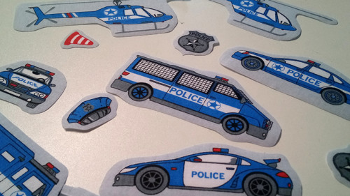 Textilní nažehlovačka - Policie — foto 1