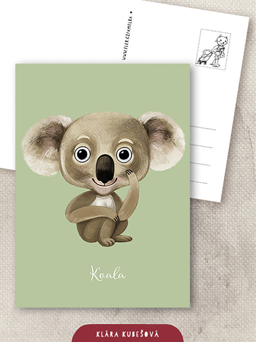 Pohlednice - Koala