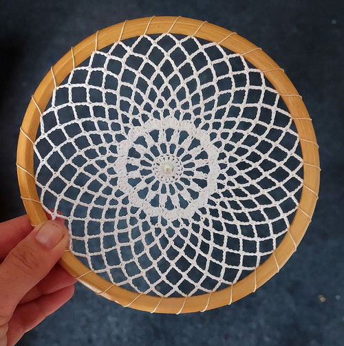 Lapač snů - základ k dotvoření (17 cm)