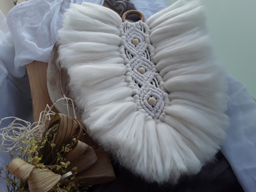 MEGApírko " Macramé+merino " SLEVA!!!