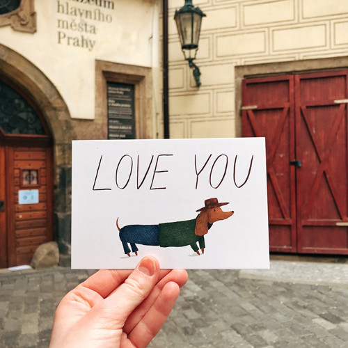 Pohlednice Love you