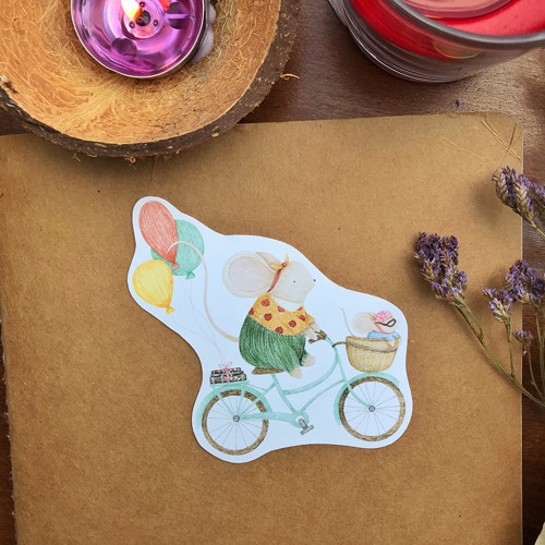 Samolepka Cyklisti — foto 1