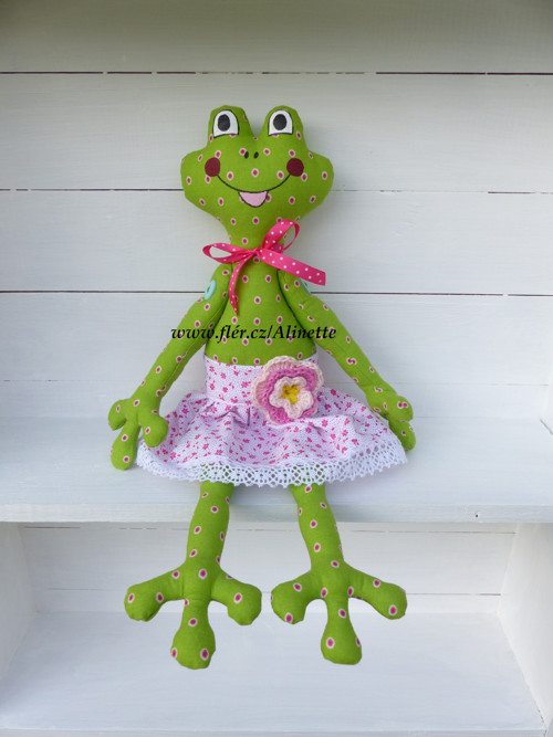 Velká žabka Amálka - 40cm