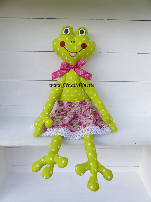 Velká žabka Baruška - 40cm
