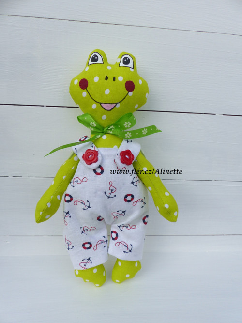 Malá žabka junior s kalhotkami - 22cm
