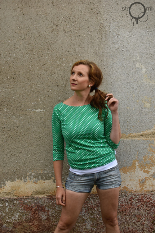 Zelené s puntíky, vel. S — foto 1