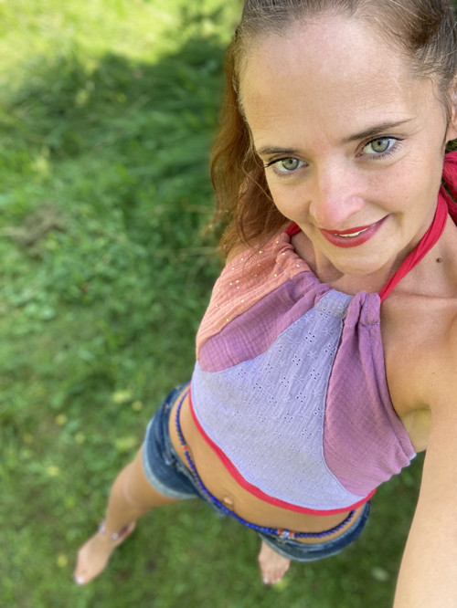 Mušelínový TopTopík Lila — foto 1
