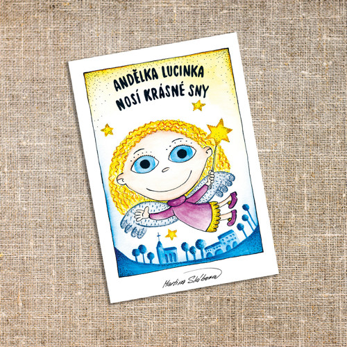Andílek Lucinka velikost papíru A5