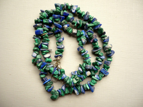 Minerální zlomky 45 cm - azuromalachit