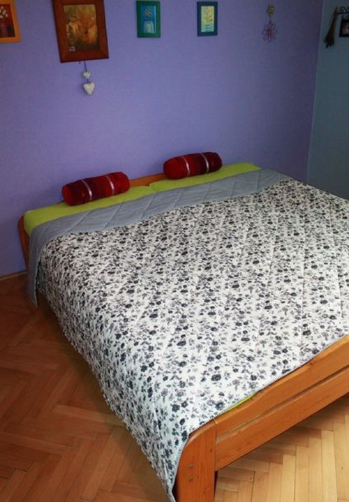 Francouzské květy ..přehoz či přikrývka prošívaná