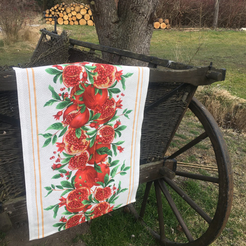 Granátové jablko - utěrka 70x50