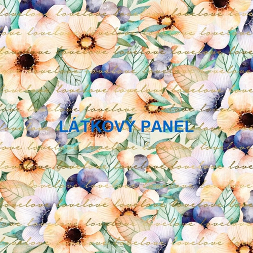 Bavlněný panel 47x47 cm skladem